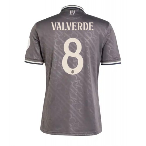 Fotbalové Dres Real Madrid Federico Valverde #8 Alternativní 2024-25 Krátký Rukáv